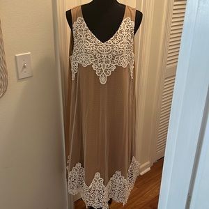 Misslook silk chiffon lace dress